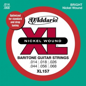 Струны D'Addario XL157 XL Medium Baritone 14-68