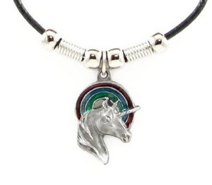 Earth Spirit Necklace - Rainbow & Unicorn