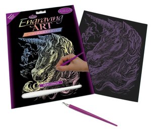 Royal and Langnickel Holographic Engraving Art, Unicorns