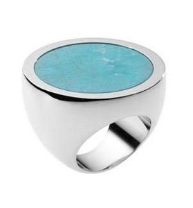 Turquoise Slice Ring by Michael Kors