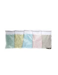 ASOS Five Pack Trunks in Pastel Marl