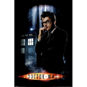 Doctor Who (Smoke, Doctor & The Tardis) TV Poster Print