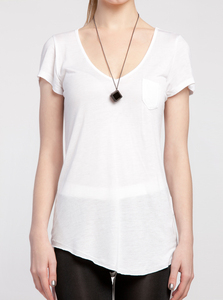 plain white tee