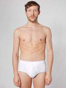 American Apparel Baby Rib Brief White