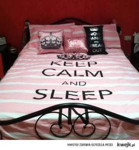 постельное бельё keep calm and sleep