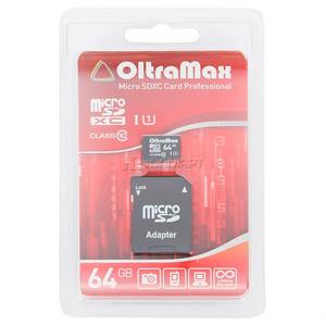 Карта памяти TransFlash 64Gb MicroSDXC Class 10 UHS-1 OltraMax