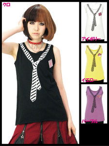 Necktie Tanktop (black)