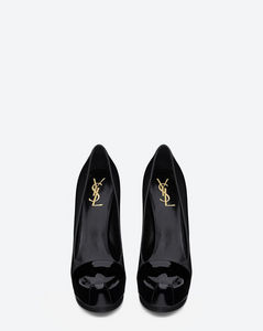 Saint Laurent Tribute Two Cap Toe Black