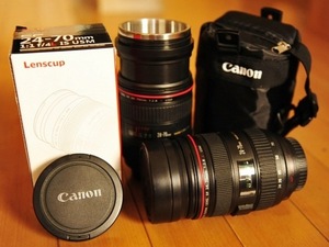 Чашка объектив Canon 24-70 Zoom + сумка универсал