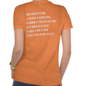 Koningslied Tekst T-Shirt