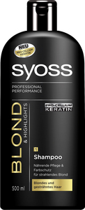 шампунь syoss blond  & highlights