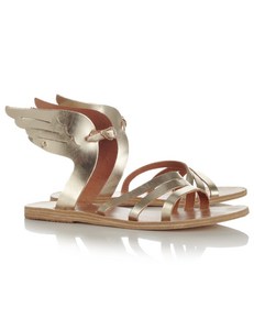 Gold Ikaria Winged Sandals