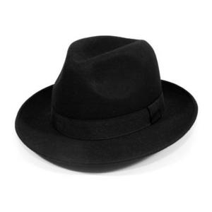 black fedora