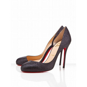 Christian Louboutin Helmour 100mm Glitter Pumps Black