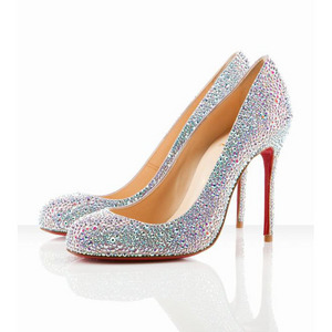 Christian Louboutin Fifi 100mm Evening Pumps Aurora Boreale