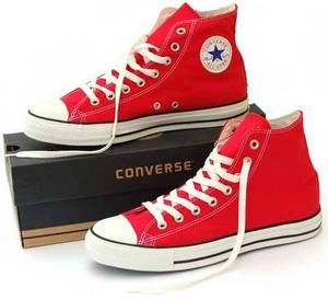 Кеды Converse красные высокие 40р.