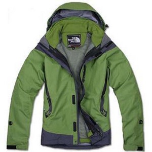 North Face 3 In 1 Jacket Army Green-Womens