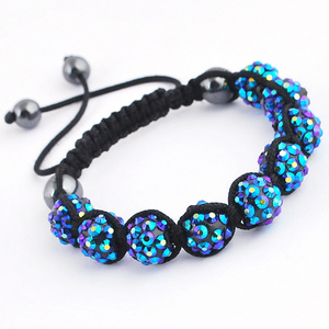 Shamballa Blue Bracelet