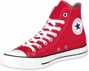 красные кеды Converse