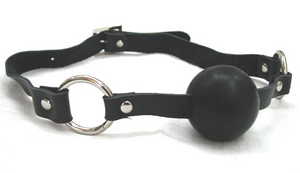 Genuine Leather Mouth Solid Ball Gag