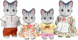 Sylvanian Families Семья Серых Кошек