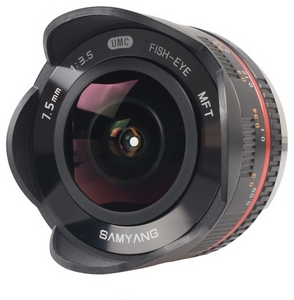 Объектив Samyang 7.5mm f/3.5 UMC Fish-eye Micro 4/3