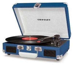 Crosley cruiser portable turntable (blue)