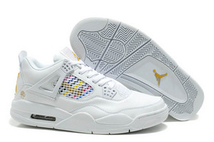 Air Jordan IV4 In White Men Sneakers