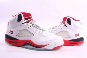 Nike Air Jordan 5 Retro White/Red Men's