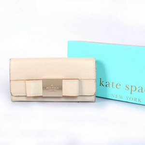 Kate Spade Primrose Hill Shannon Leather Wallet Beige