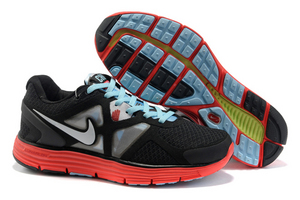 Nike Lunarglide 3 City Pack Chicago Black Red Blue Mens Shoes