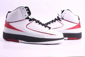 air jordan 2 retro white red and black