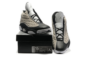 Air Jordan 13 XIII White/Black/Sand Big Size 14&15&16 Retro Basketball Shoes