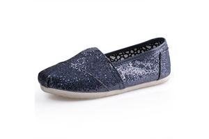 Women's Toms Iron Grey Glitters Shoes