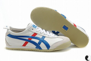 Asics Mexico 66 White/Blue/Red Women's