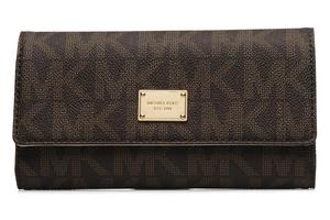 MICHAEL Michael Kors Jet Set Logo Checkbook Wallet