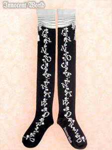 Ivied Logo Overknee Socks