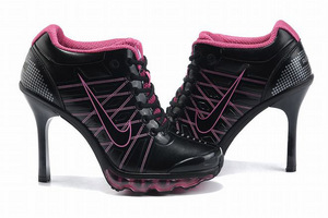 air max heels black pink