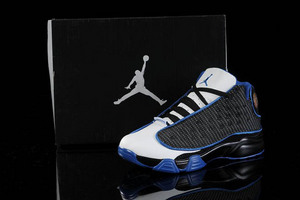 Nike Retro Jordan XIII Royal Blue and White Black - Kids