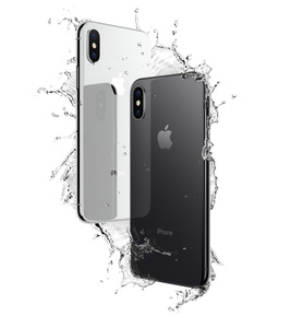 iPhone X, 256 ГБ, серебристый