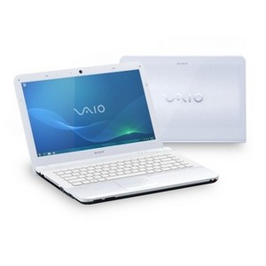 ноутбук SONY vaio белый