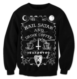 Hail Satan and Drink Coffee Sweater