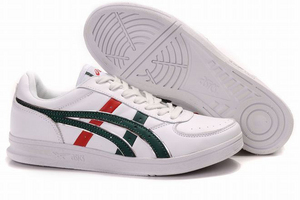 Asics Top Seven White/Dark Green/Red Men's