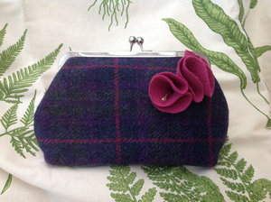 Harris Tweed Clutch Bag