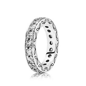 SILVER RING WITH CUBIC ZIRCONIA