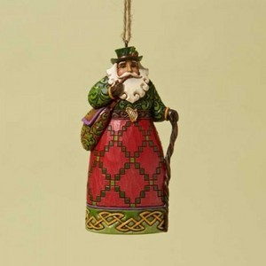 Irish Santa Hanging Ornament