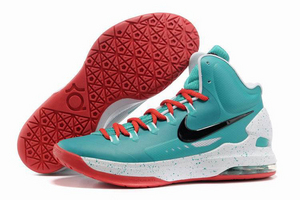 KD V ID Mint In Green Red White Color Nike Sport Shoes