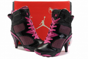 Nike Air Jordan VI 6 Heels Black/Pink