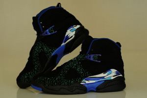 Nike Air Jordan 8 Retro Black/Blue Men's