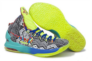 Zoom KD V "What the KD" Neon Nike Mens Shoes